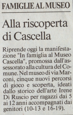 Il Messaggero, domenica 2 Marzo 2008