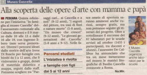 Il Tempo, sabato 1 Marzo 2008