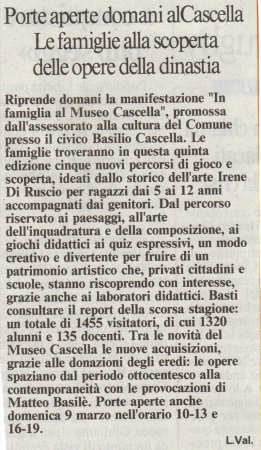 Il Messaggero, sabato 1 Marzo 2008