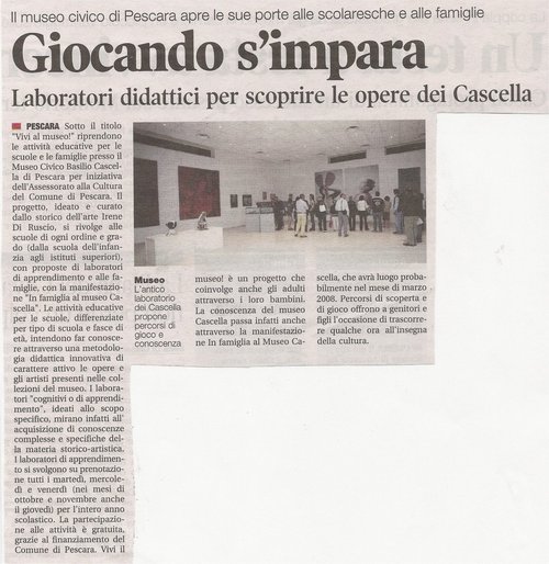 Il Tempo, mercoledi' 24 ottobre 2007