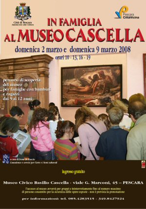 in famiglia al Museo Cascella - 2 e 9 marzo 2008