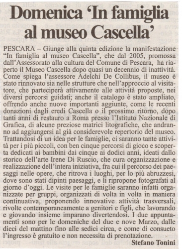 Tutto Abruzzo Oggi, sabato 1 Marzo 2008